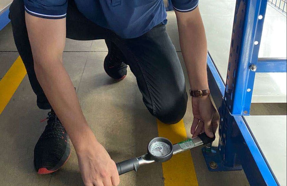 中型貨架檢測-螺栓扭矩檢測